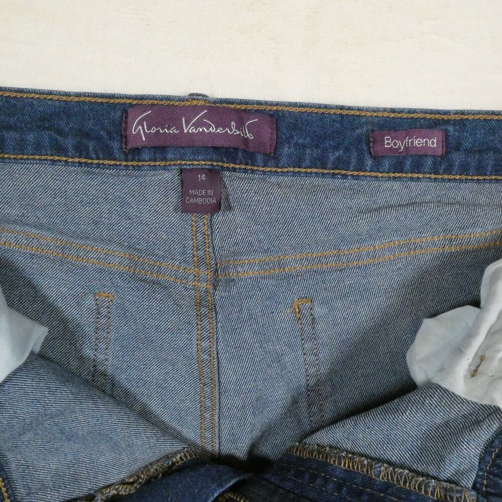Gloria Vanderbilt Boyfriend Jeans Straight Leg Relaxed - Picture 5 of 8